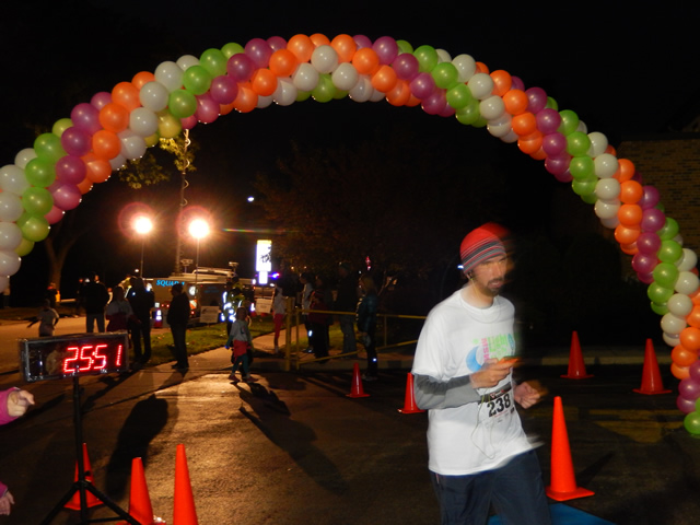 Action from the Finish Line of MSW 5k Race : Saturday October 4, 2014