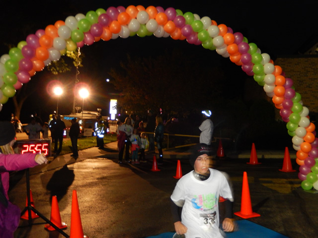 Action from the Finish Line of MSW 5k Race : Saturday October 4, 2014