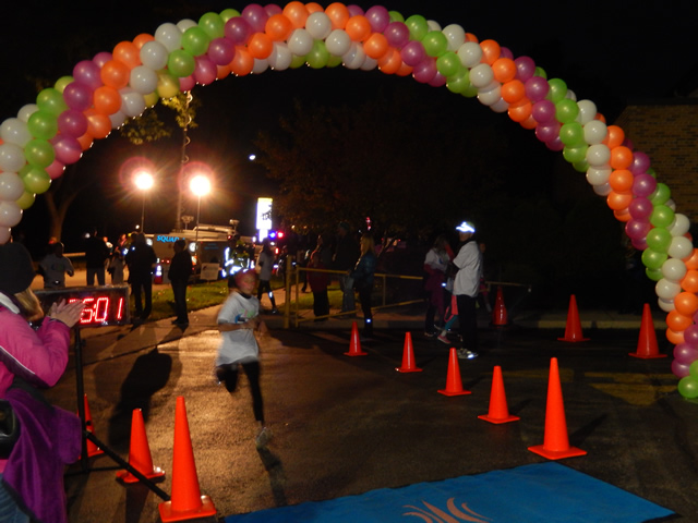 Action from the Finish Line of MSW 5k Race : Saturday October 4, 2014
