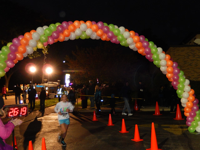 Action from the Finish Line of MSW 5k Race : Saturday October 4, 2014