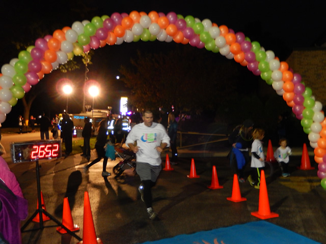 Action from the Finish Line of MSW 5k Race : Saturday October 4, 2014