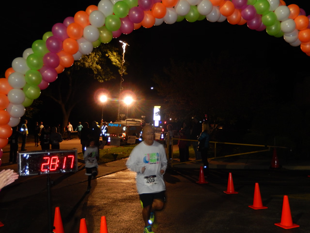 Action from the Finish Line of MSW 5k Race : Saturday October 4, 2014