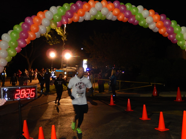 Action from the Finish Line of MSW 5k Race : Saturday October 4, 2014