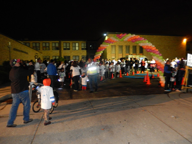 Action from the Finish Line of MSW 5k Race : Saturday October 4, 2014