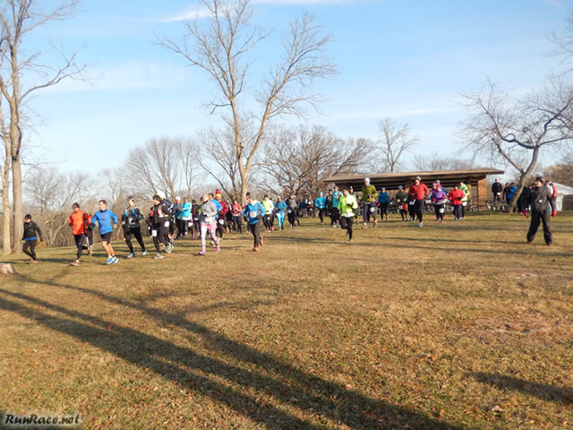 And They're Off... Start of Devonian Fall 50-Km : Saturday November 15, 2014