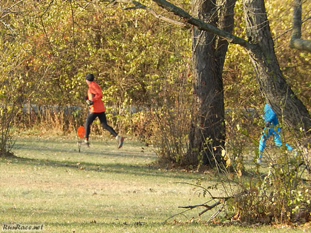 Starting the Parade Loop of Devonian Fall 50-Km : Saturday November 15, 2014