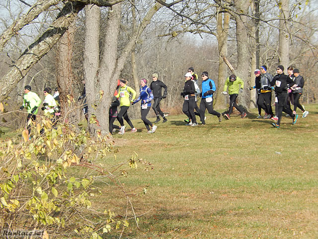 And They're Off... Start of Devonian Fall 25-Km : Saturday November 15, 2014