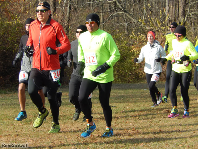 And They're Off... Start of Devonian Fall 25-Km : Saturday November 15, 2014