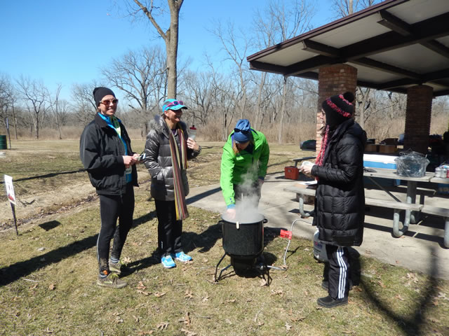 Action at Palos Park Woods-North, Grove #1 : Saturday March 28, 2015