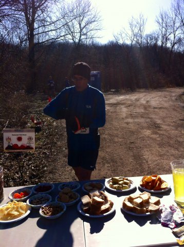 Action at Ordovician Green Aid Station : Saturday March 28, 2015