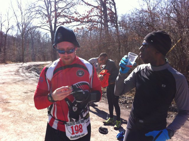 Action at Ordovician Green Aid Station : Saturday March 28, 2015
