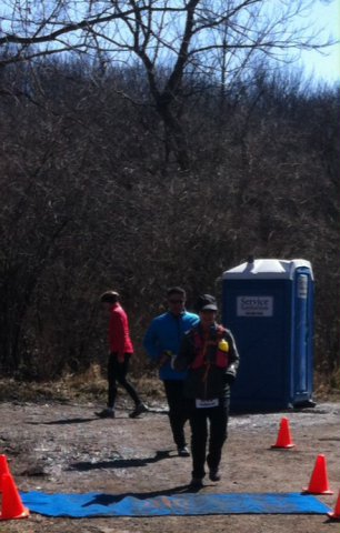 Action at Ordovician Green Aid Station : Saturday March 28, 2015