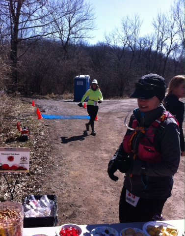 Action at Ordovician Green Aid Station : Saturday March 28, 2015