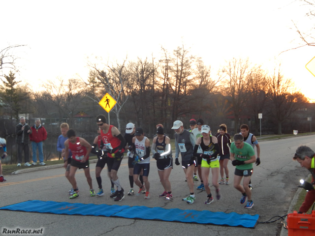 Start of the MadCity 100K National Championship