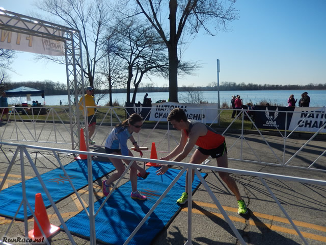 Action from the Finish Area of MadCity Ultras