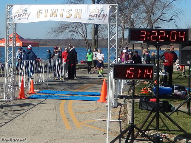 Action from the Finish Area of MadCity Ultras