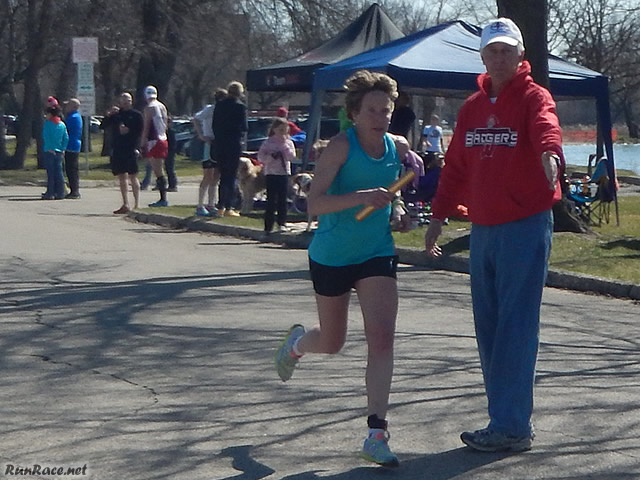 Action from the Finish Area of MadCity Ultras