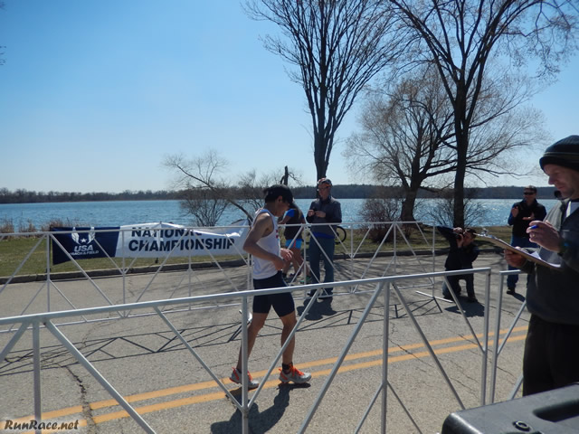 Action from the Finish Area of MadCity Ultras