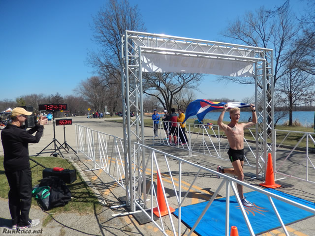 Action from the Finish Area of MadCity Ultras