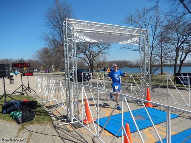 Action from the Finish Area of MadCity Ultras