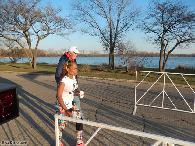 Action from the Finish Area of MadCity Ultras
