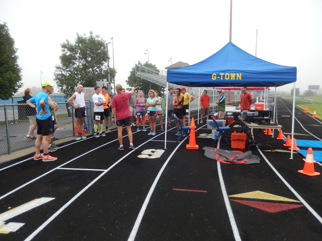 Early hours of the BLS 24-12-6 Hour track ultra run.