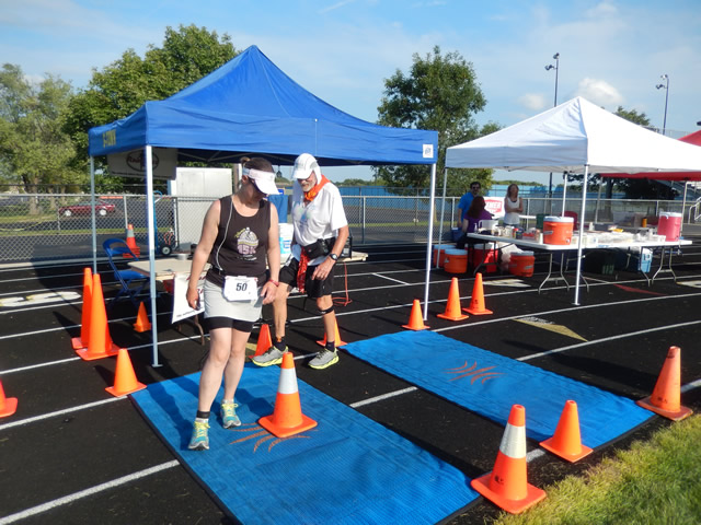 Nine hours into the 24-Hour event (8 for the 12-Hour event) pacing through the late-afternoon heat.
