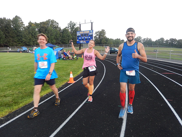 6:30 am... the dawn of day-two for 24-hour runners.