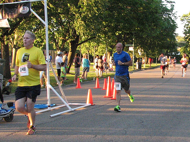 Race Action Near the Finish Area : Wednesday July 29th
