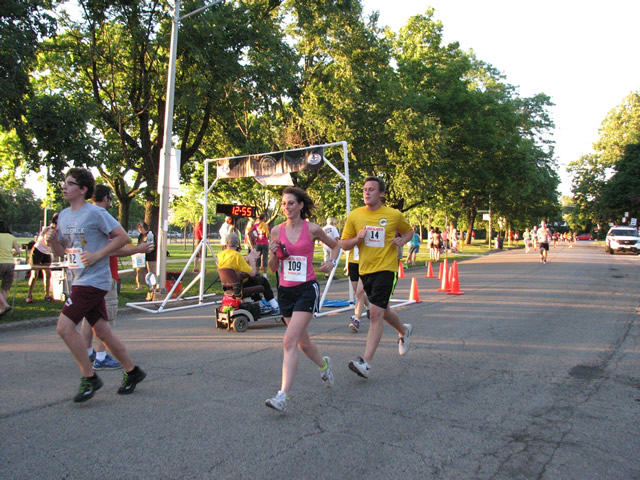 Race Action Near the Finish Area : Wednesday July 29th