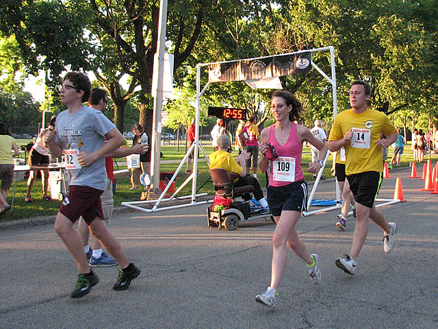 Race Action Near the Finish Area : Wednesday July 29th