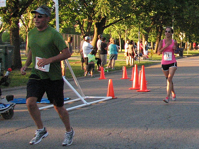 Race Action Near the Finish Area : Wednesday July 29th
