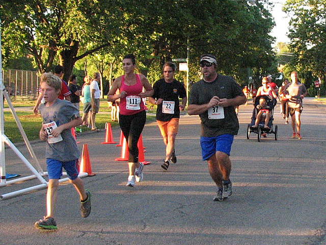 Race Action Near the Finish Area : Wednesday July 29th