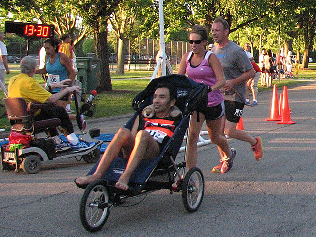 Race Action Near the Finish Area : Wednesday July 29th