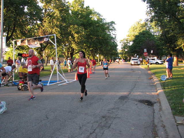 Race Action Near the Finish Area : Wednesday July 29th