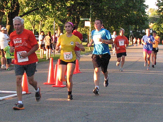 Race Action Near the Finish Area : Wednesday July 29th