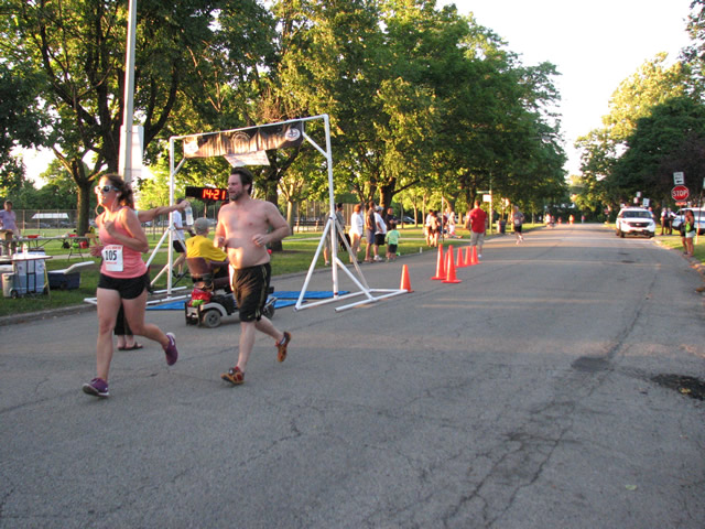 Race Action Near the Finish Area : Wednesday July 29th