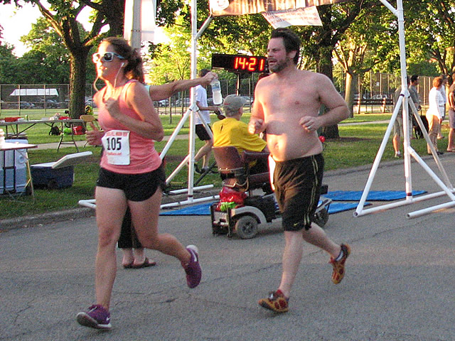 Race Action Near the Finish Area : Wednesday July 29th