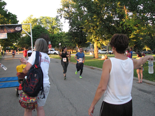 Race Action Near the Finish Area : Wednesday July 29th
