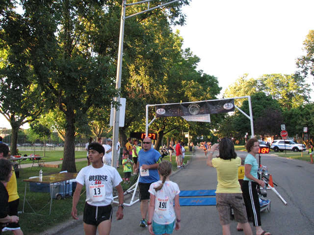 Race Action Near the Finish Area : Wednesday July 29th