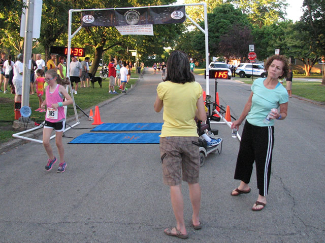 Race Action Near the Finish Area : Wednesday July 29th