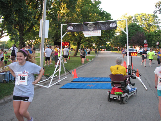 Race Action Near the Finish Area : Wednesday July 29th