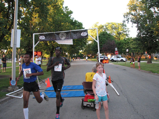 Race Action Near the Finish Area : Wednesday July 29th