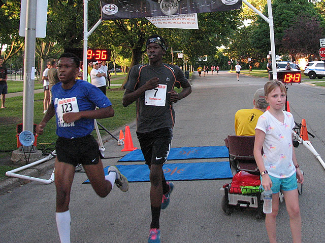Race Action Near the Finish Area : Wednesday July 29th