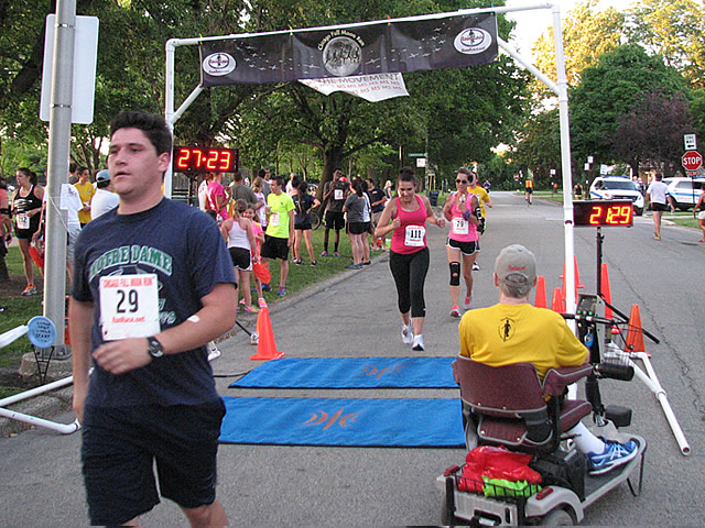 Race Action Near the Finish Area : Wednesday July 29th