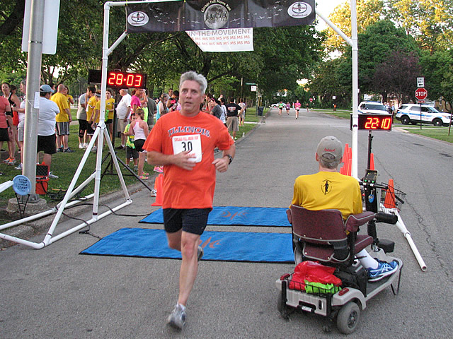 Race Action Near the Finish Area : Wednesday July 29th