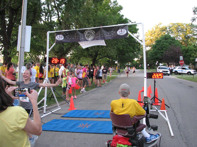 Race Action Near the Finish Area : Wednesday July 29th