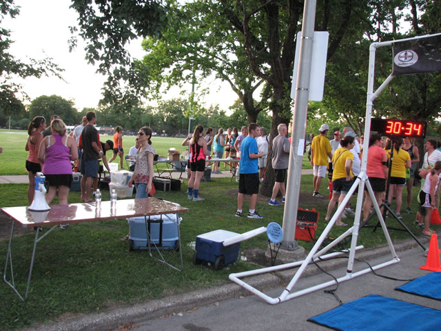 Race Action Near the Finish Area : Wednesday July 29th