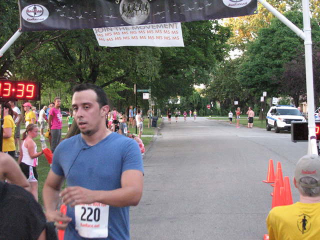 Race Action Near the Finish Area : Wednesday July 29th