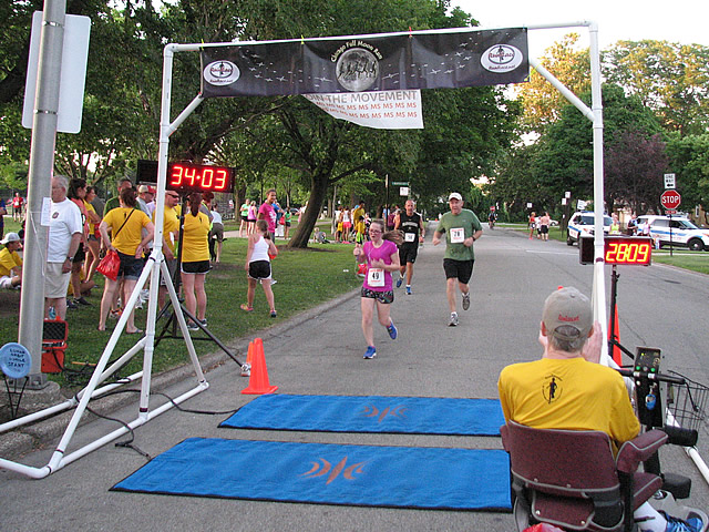 Race Action Near the Finish Area : Wednesday July 29th